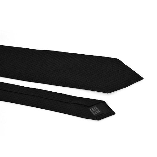 Краватка Emilio Corali чоловіча чорна в ромбіки GIN-2202