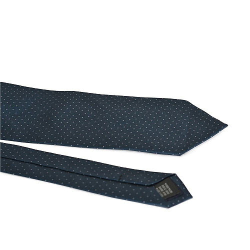 Галстук мужской синий ночной в точки Emilio Corali GIN-2205