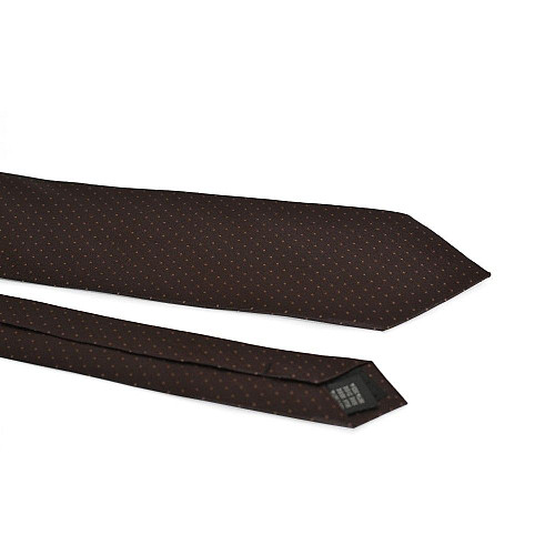 Галстук мужской Коричневый в точки Emilio Corali GIN-2212