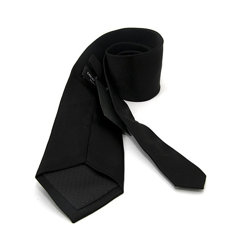 Краватка Emilio Corali чорна чоловіча 8,5 см GIN-2226