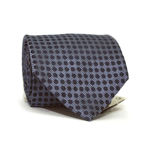 Галстук Emilio Corali мужской синий в горошек GIN-2234