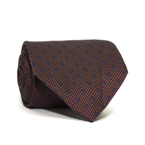 Галстук Бордовый с Синими ромбами Emilio Corali GIN-2235