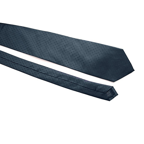 Краватка Emilio Corali синя нічна  з крапками GIN-2237