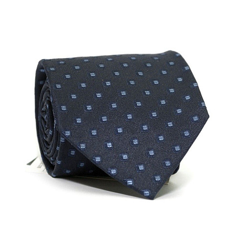 Галстук Синий с Голубыми квадратиками Emilio Corali GIN-2254