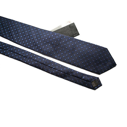 Галстук Синий с Голубыми квадратиками Emilio Corali GIN-2254