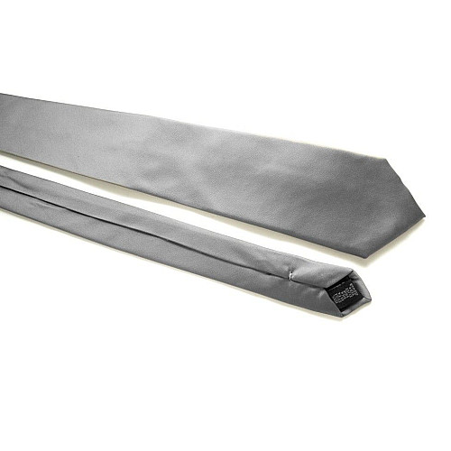 Галстук Emilio Corali серый однотонный GIN-2260