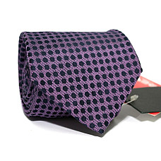 Галстук Фиолетовый в синий горошек Emilio Corali GIN-2270