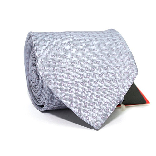 Краватка Блакитна з візерунком Emilio Corali GIN-2283