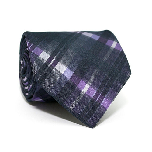 Галстук Сине-Фиолетовый в клетку Emilio Corali GIN-2288