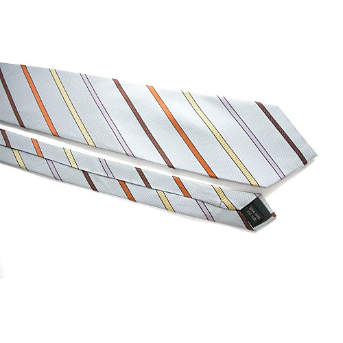 Галстук Голубой с разноцветными полосками GIN-2290