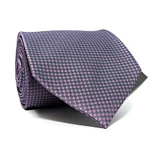 Галстук Серый в перелив с Фиолетовыми точками Emilio Corali GIN-2300