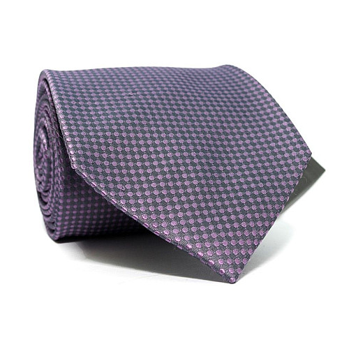 Краватка Сіра в перелив з Фіолетовими крапками Emilio Corali GIN-2300