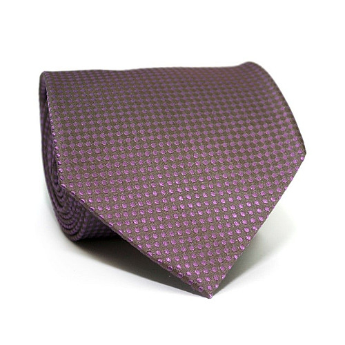 Галстук Коричневый в перелив с Фиолетовыми точками Emilio Corali GIN-2301