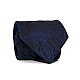Краватка Emilio Corali темно-синя з візерунком турецький огірок-пейслі GIN-2329