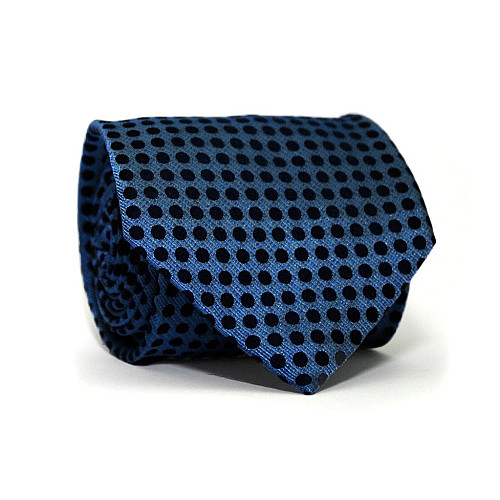 Краватка чоловіча Синя в Темно-Синій горошок Emilio Corali GIN-2330
