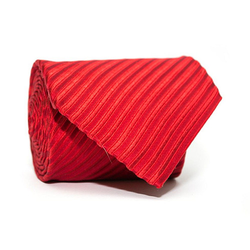 Краватка чоловіча Червона в смужки Emilio Corali GIN-2339