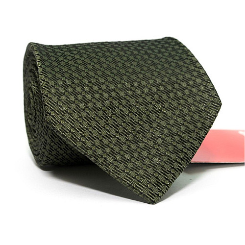 Галстук мужской Зеленый с квадратиками Emilio Corali GIN-2363