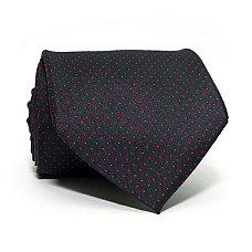 Галстук мужской Темно-Синий в Красные точки Emilio Corali GIN-2367
