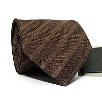 Краватка Emilio Corali чоловіча Коричнево-Блакитний перелив GIN-2389