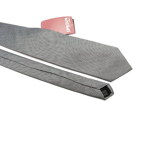 Галстук мужской Черно-Белый Emilio Corali GIN-2425