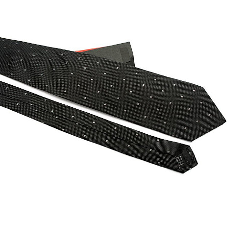 Галстук мужской Серо-Черный в точки Emilio Corali GIN-2430