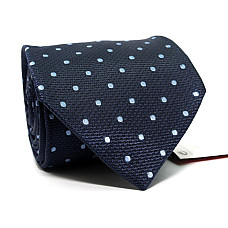 Краватка чоловіча синя в блакитні крапки Emilio Corali GIN-2459