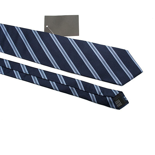 Галстук Emilio Corali синий в голубую полоску GIN-2476