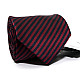 Краватка чоловіча бордова-синя в смужку Emilio Corali GIN-2481