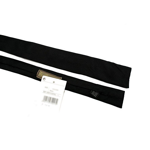 Галстук Aggressive черный узкий прямой GIN-2482