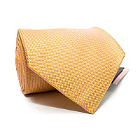 Краватка Emilio Corali помаранчево-жовта в дрібні ромбіки GIN-2493
