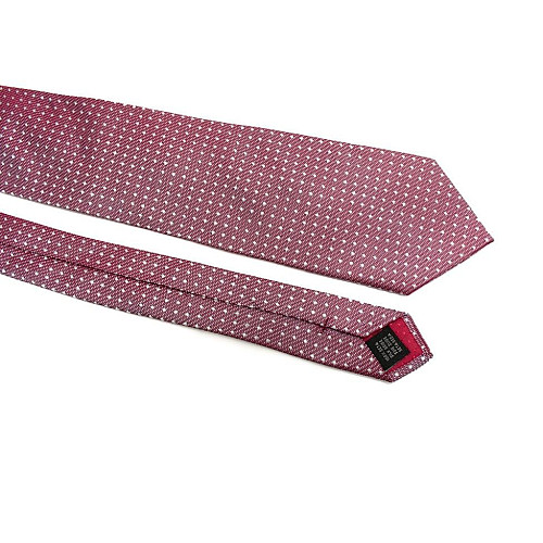 Галстук мужской бордовый с точками в перелив Emilio Corali GIN-2499