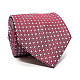 Галстук мужской бордовый с точками в перелив Emilio Corali GIN-2499