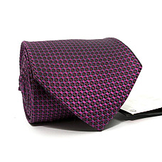 Галстук Emilio Corali мужской фиолетовый в прямоугольники GIN-2519