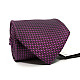 Краватка Emilio Corali чоловіча фіолетова в прямокутники GIN-2519