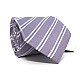 Галстук мужской сиреневый в полоску Emilio Corali GIN-2526