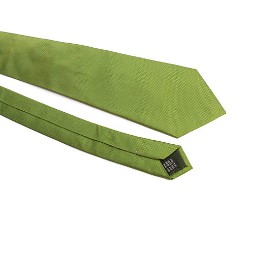 Краватка Emilio Corali чоловіча зелена в смужку GIN-2535