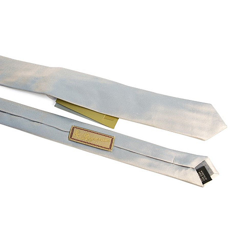 Галстук мужской узкий серый Emilio Corali GIN-2541