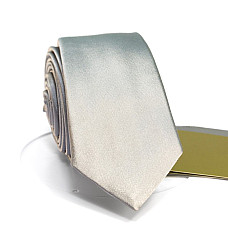 Галстук мужской узкий серый Emilio Corali GIN-2541