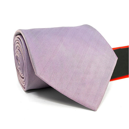 Краватка Emilio Corali чоловіча бузкова в ялинку GIN-2544