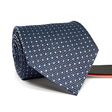 Галстук мужской бледно-синий в точки Emilio Corali GIN-2554