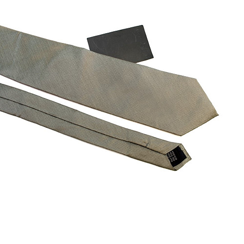 Галстук мужской серый с полосками Emilio Corali GIN-2556