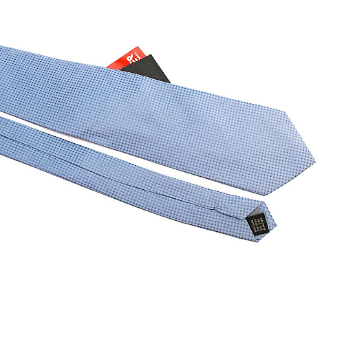 Краватка чоловіча блакитна в крапки Emilio Corali GIN-2563