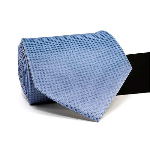 Краватка чоловіча блакитна в крапки Emilio Corali GIN-2563