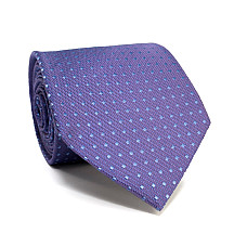 Краватка чоловіча фіолетова в крапки Emilio Corali GIN-2565