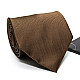 Галстук мужской коричневый в полоски GIN-2578