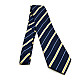 Галстук Emilio Corali синий мужской с полосками GIN-2595