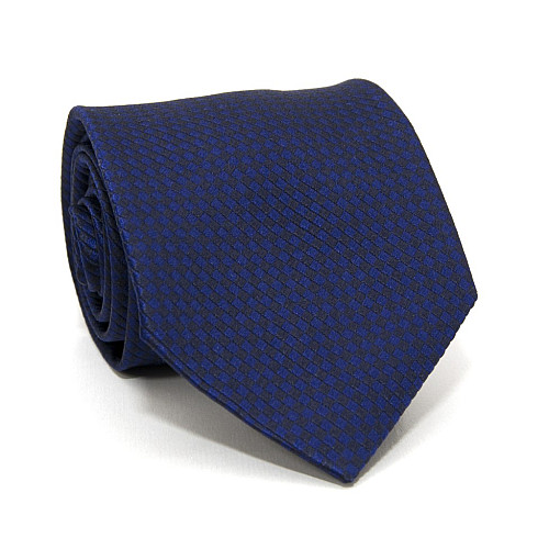 Галстук Emilio Corali синий в ромбики GIN-2596