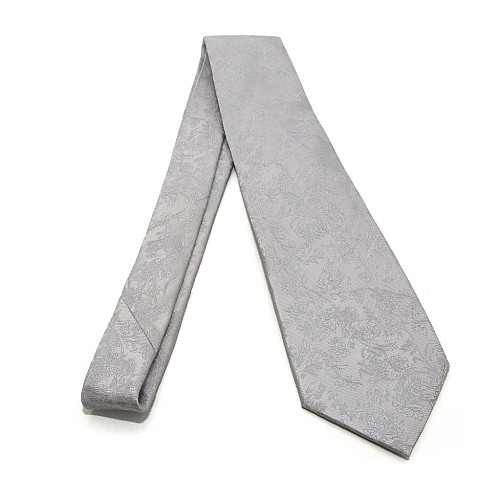 Галстук Stoffels серый с цветами GIN-2604