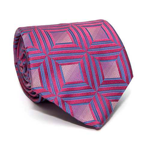 Галстук Rosso Fiorwntino фиолетовый  ZN-1818