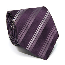 Галстук Escape фиолетовый в полоску  ZN-1822